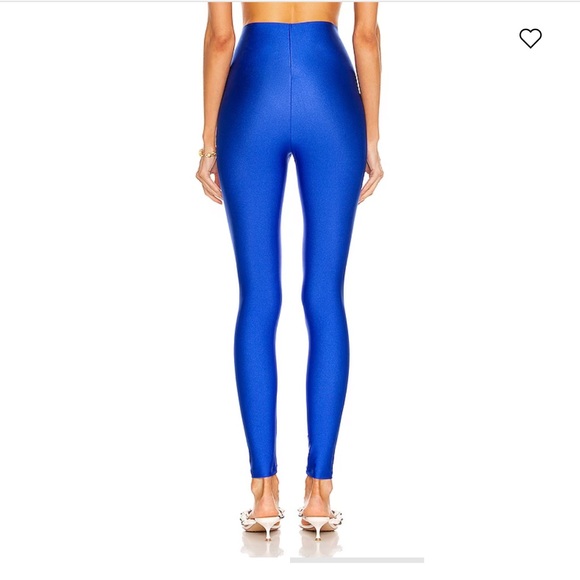 The ANDAMANE Holly 80’s leggings  color electric blue - Picture 3 of 9